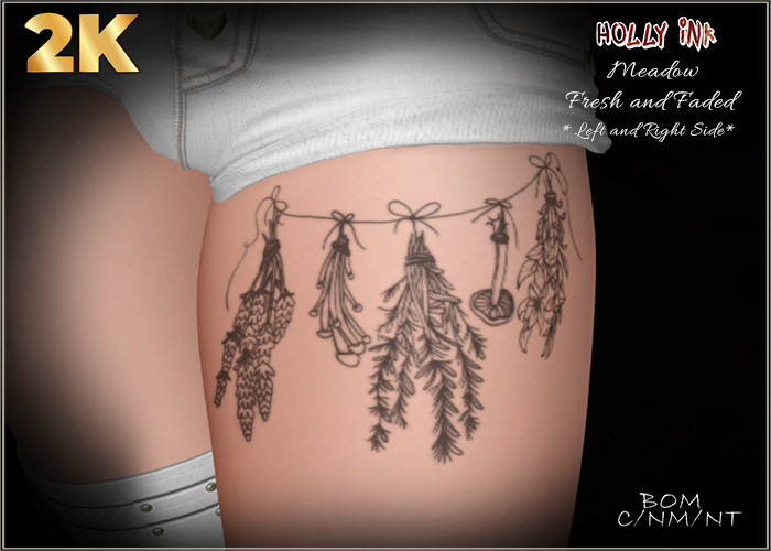 Holly Ink - Meadow 2K  BOM tattoo