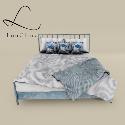 LouChara Bleu Bed 