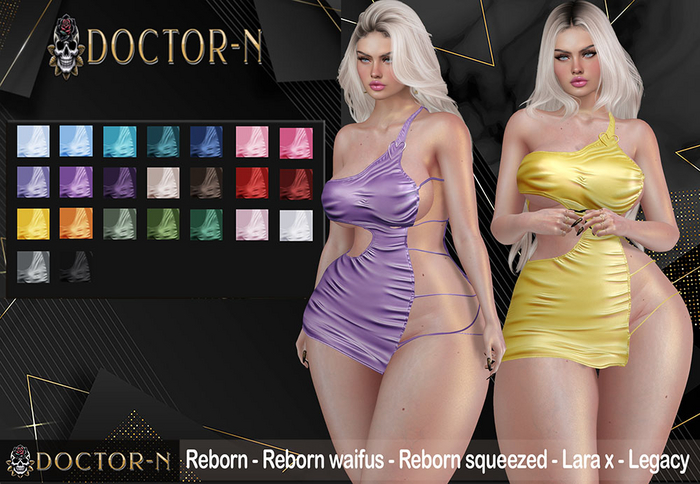 DOCTOR-N // CHANTAL_DRESS_BASIC_COLORS