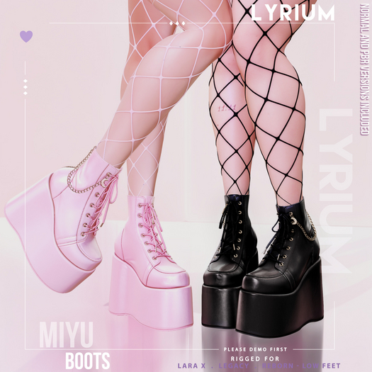Lyrium. Miyu Boots - FATPACK