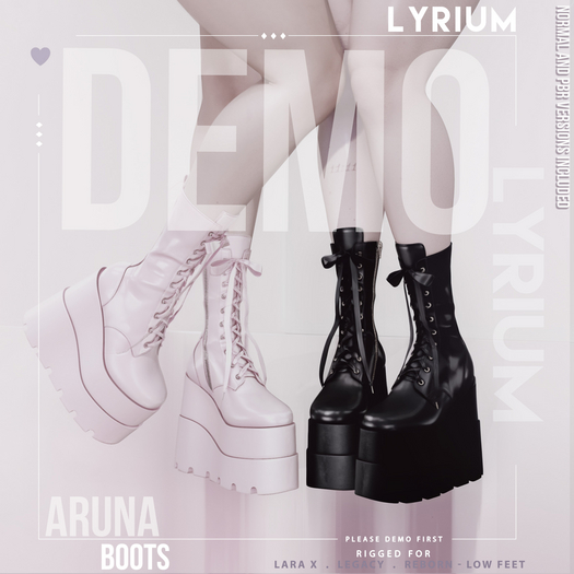 Lyrium. Aruna Boots DEMO