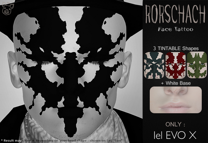 Mad' - Rorschach FaceTattoo [DEMO] [EVOX]