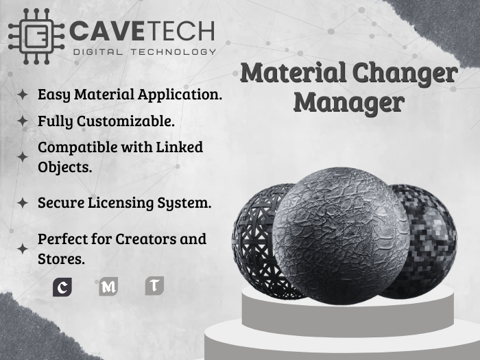 CaveTech - Material PBR Changer Manager - DEMO