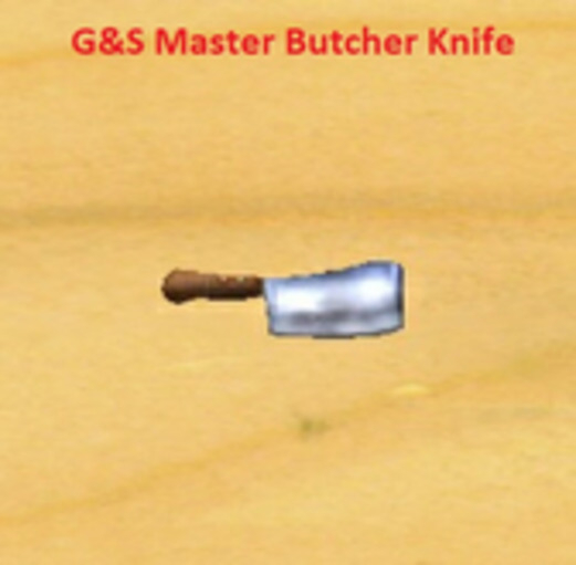 Master butcher knife G&S 