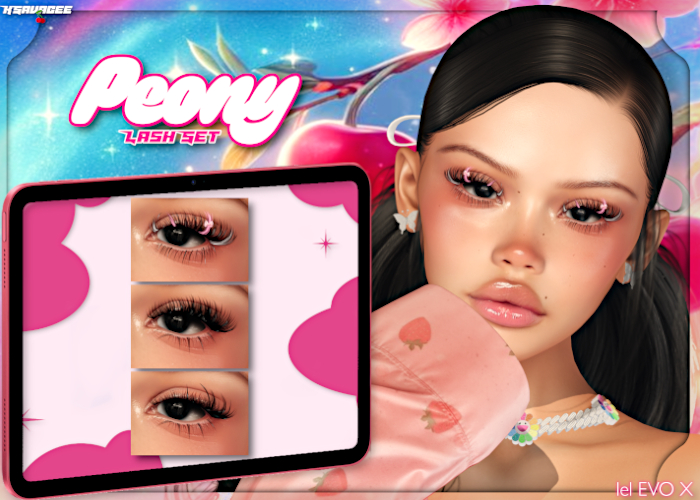 *KSAVAGEE* Peony Lash Set EVO X