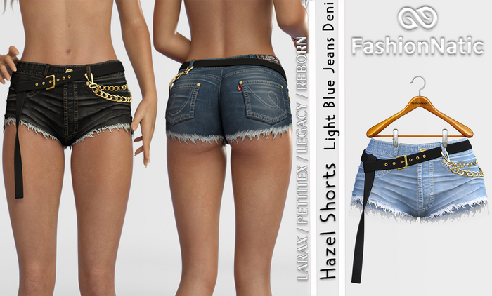 Shorts Hazel Fatpack  - Reborn, Waifu, Legacy, LaraX, PetiteX - FashionNatic