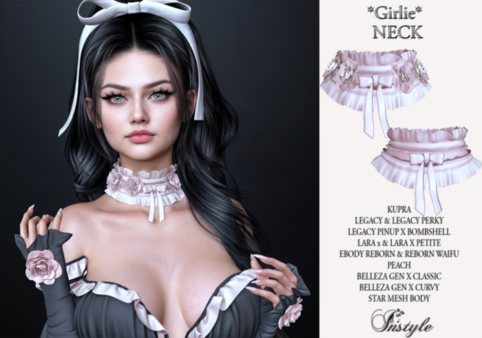 InStyle *Girlie*~NECK~Crepe