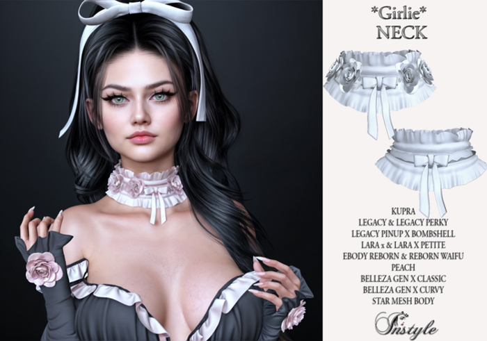 InStyle *Girlie*~NECK~White