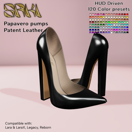 *S* Papavero pumps - Patent Leather - FATPACK