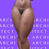 Y2K / Cybersigilism Butterfly Tattoo