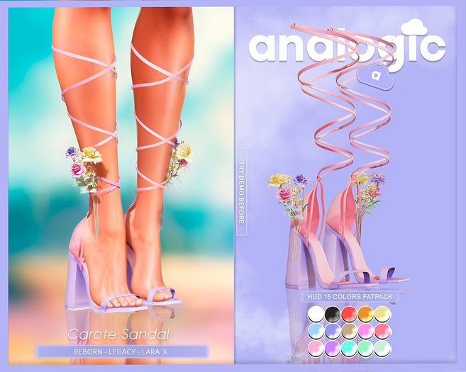 Analogic - Carole Sandal FATPACK