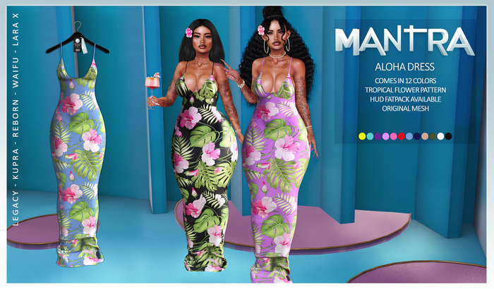 MANTRA :: ALOHA DRESS SKY