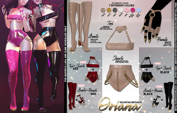 V/. [Oriana] - Maitreya - Outfits - Red RARE