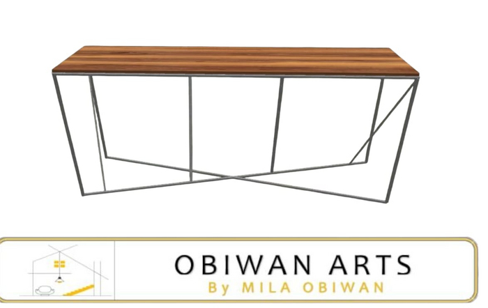 Industrial Modern Console Table