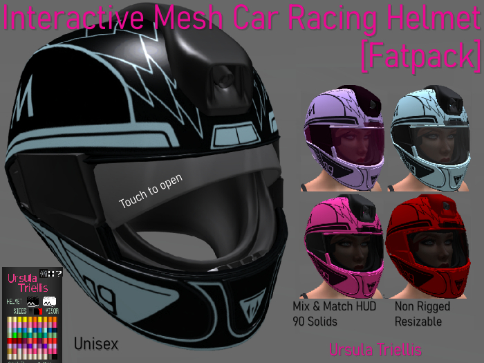 7167 Interactive Car Racing Helmet - [Fatpack]