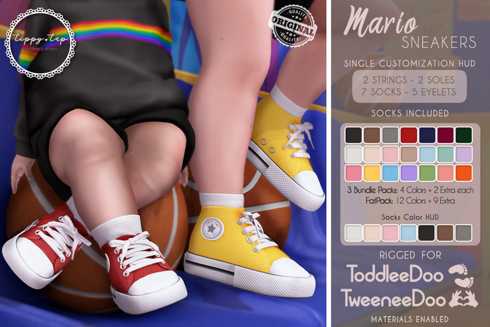 .Tippy.Tap. Mario Sneakers - FATPACK