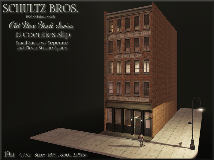 [Schultz Bros.] 15 Coenties Slip 