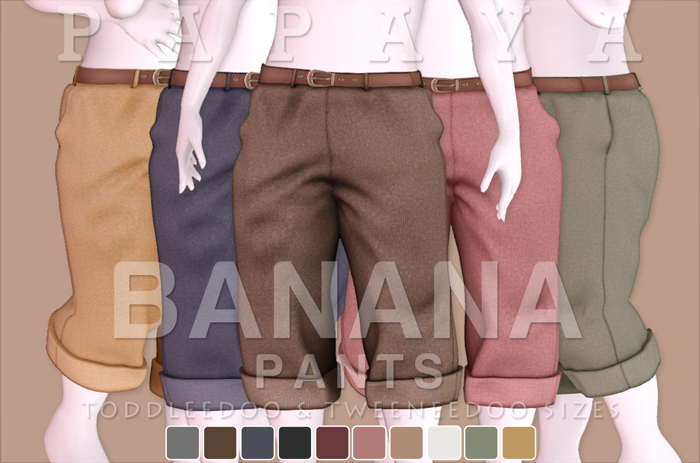 :Papaya: BANANA Pants - FATPACK