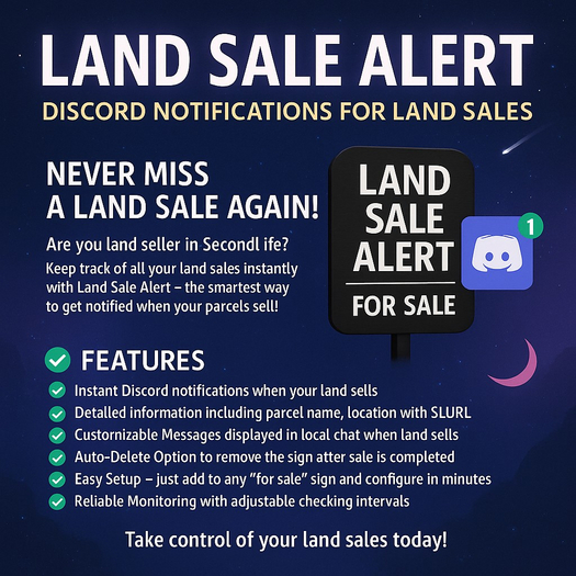 [LB] - Land Sale Discord Notifier