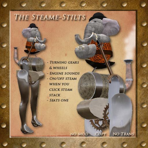 Steam-Stilts By Steam Kitten