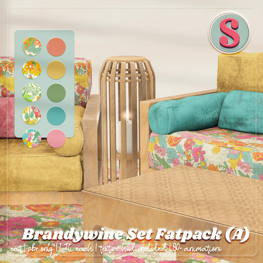 Sass (Brandywine Patio Set) Fatpack ADULT 