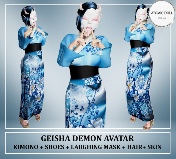 Geisha Woman Demon Avatar