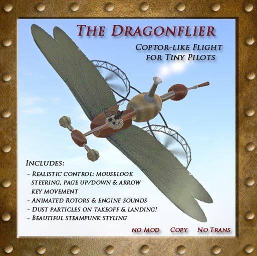 The Dragonflier By Steam Kitten