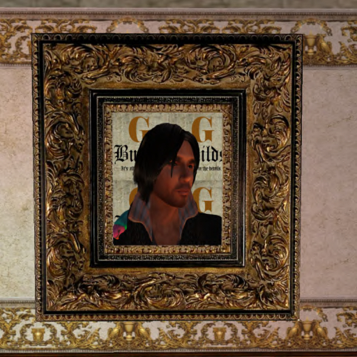 Photo Frame - Burnished Baroque (rotating)