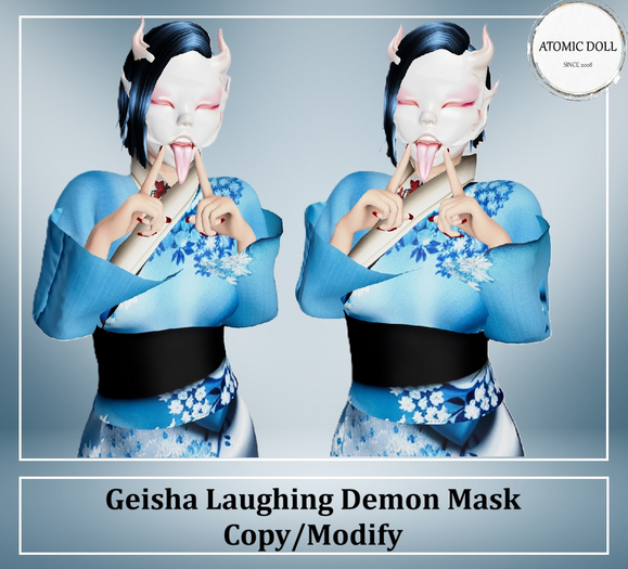 Geisha Demon Mask
