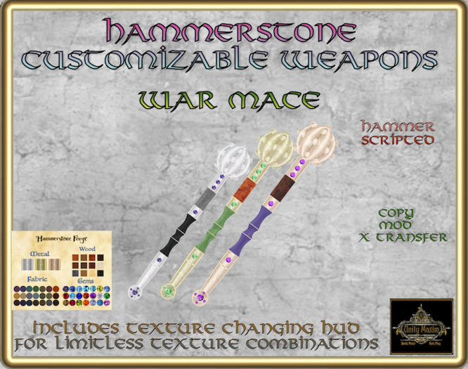 Hammerstone Forge Customizable War Mace