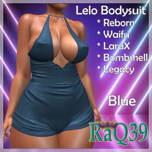 [R39] Lelo Bodysuit-Blue
