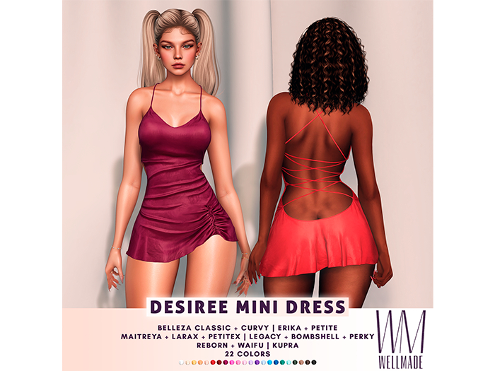[WellMade] Desiree Mini Dress