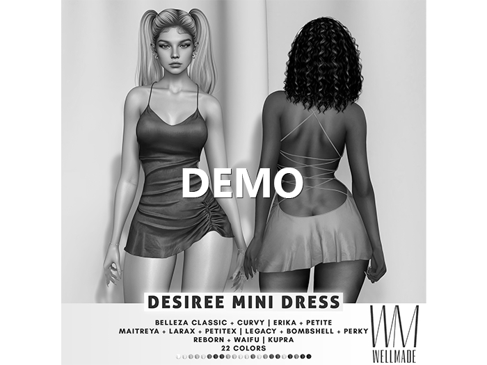 [WellMade] Desiree Mini Dress DEMO