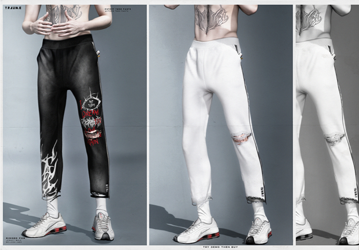 [Traume] CutOff TM00 Pants FATPACK