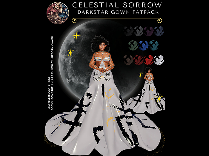 ^^AFTR^^ Celestial Sorrow Gown Darkstar - A