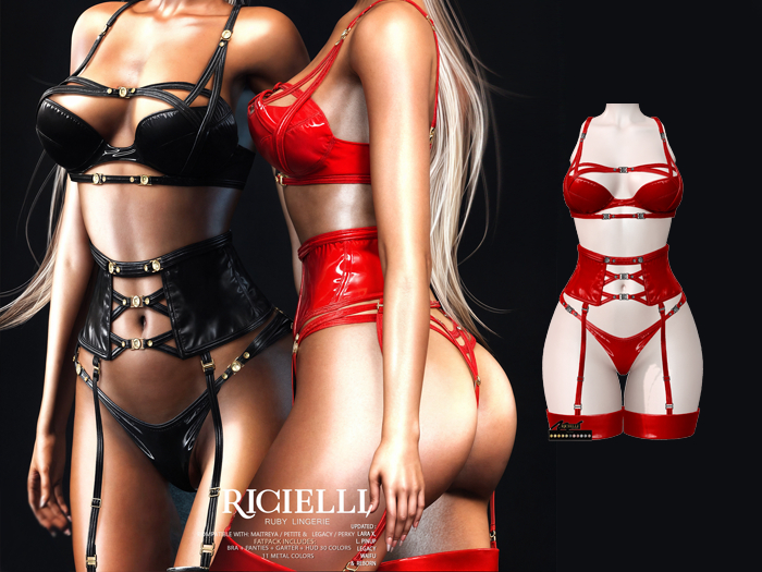 Ricielli - Ruby Lingerie Red Sale