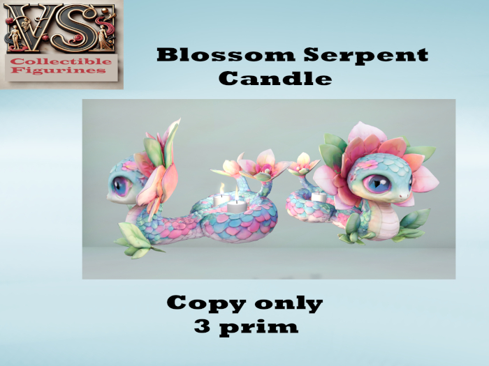 Blossom_Serpent Candle Boxed