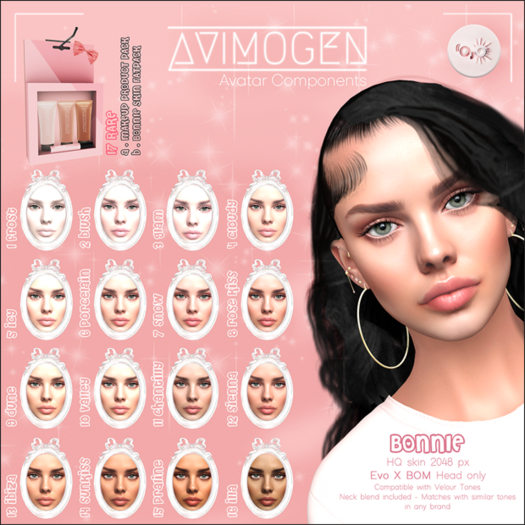 06. AVIMOGEN x rojo - Bonnie BOM Face Skin Porcelain