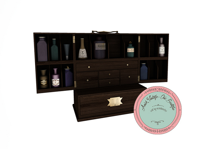 2. rojo - The Apothecary - Medicine Kit Brown 2 Li T RARE