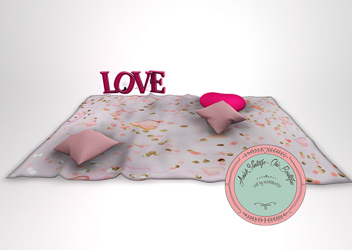 14. rojo - Pop in Love - Cuddle Rug with LOVE lamp PG - 7 Li