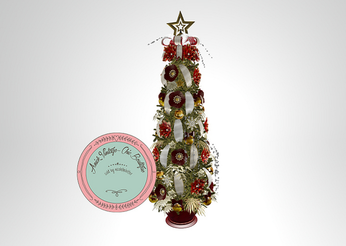 1. rojo - Merry Christmas - Christmas Tree - 16 Li ULTRARARE