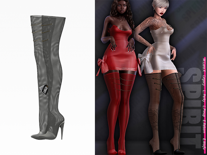 SPIRIT - Panda boots [GRAY]