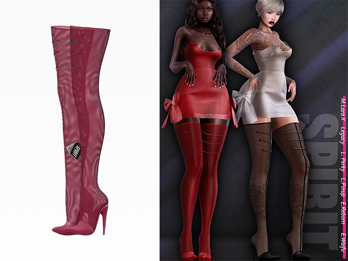 SPIRIT - Panda boots [PINK]