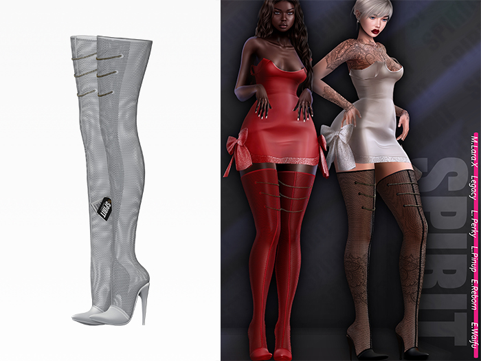 SPIRIT - Panda boots [WHITE]