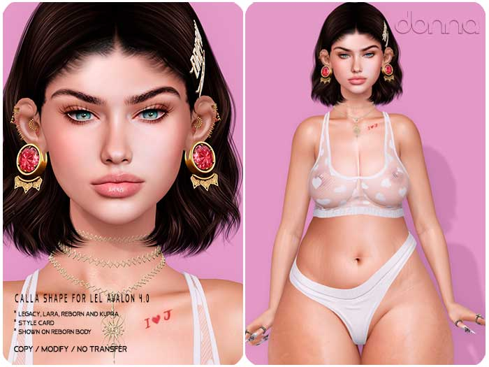 Calla Shape for Lel Avalon 4.0 [ FATPACK]