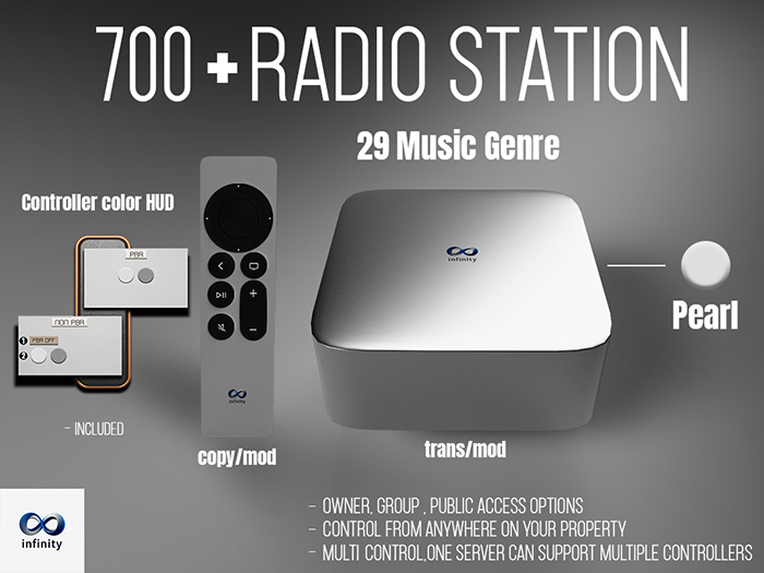 = INFINITY = Air Radio Station Pearl Color 