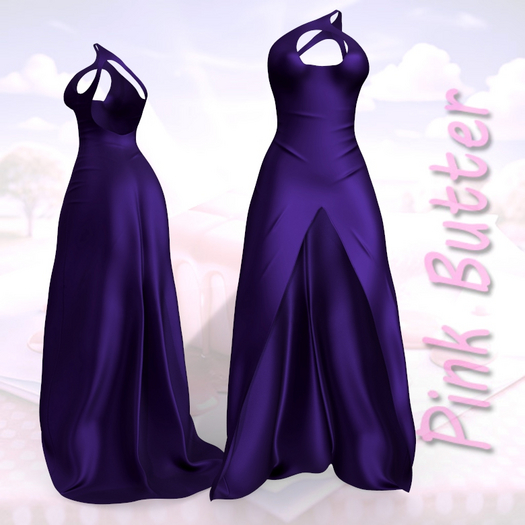 Waifus High Slit Gown