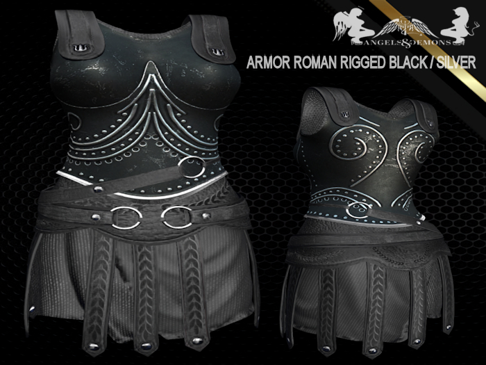 A&D ARMOR ROMAN RIGGED BLACK / SILVER