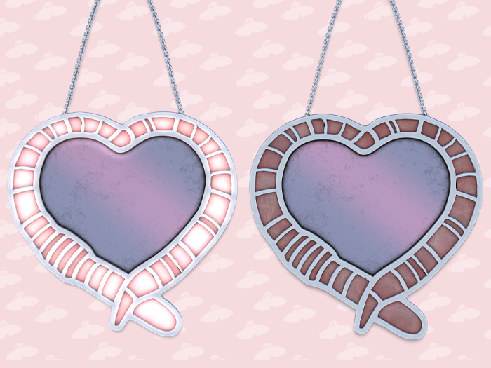 Amalgam: Glowworm Mirror - Pink [add]