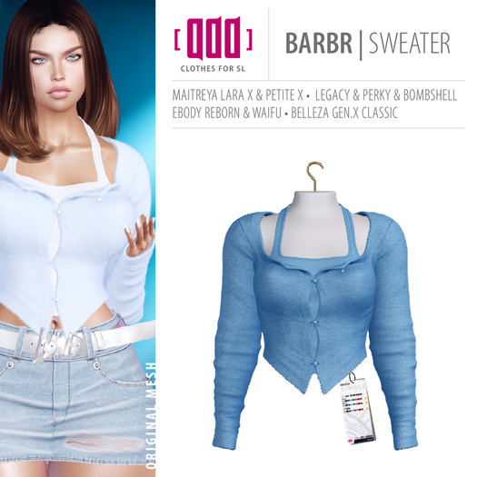 [ADD] Barbr Sweater - BlueL